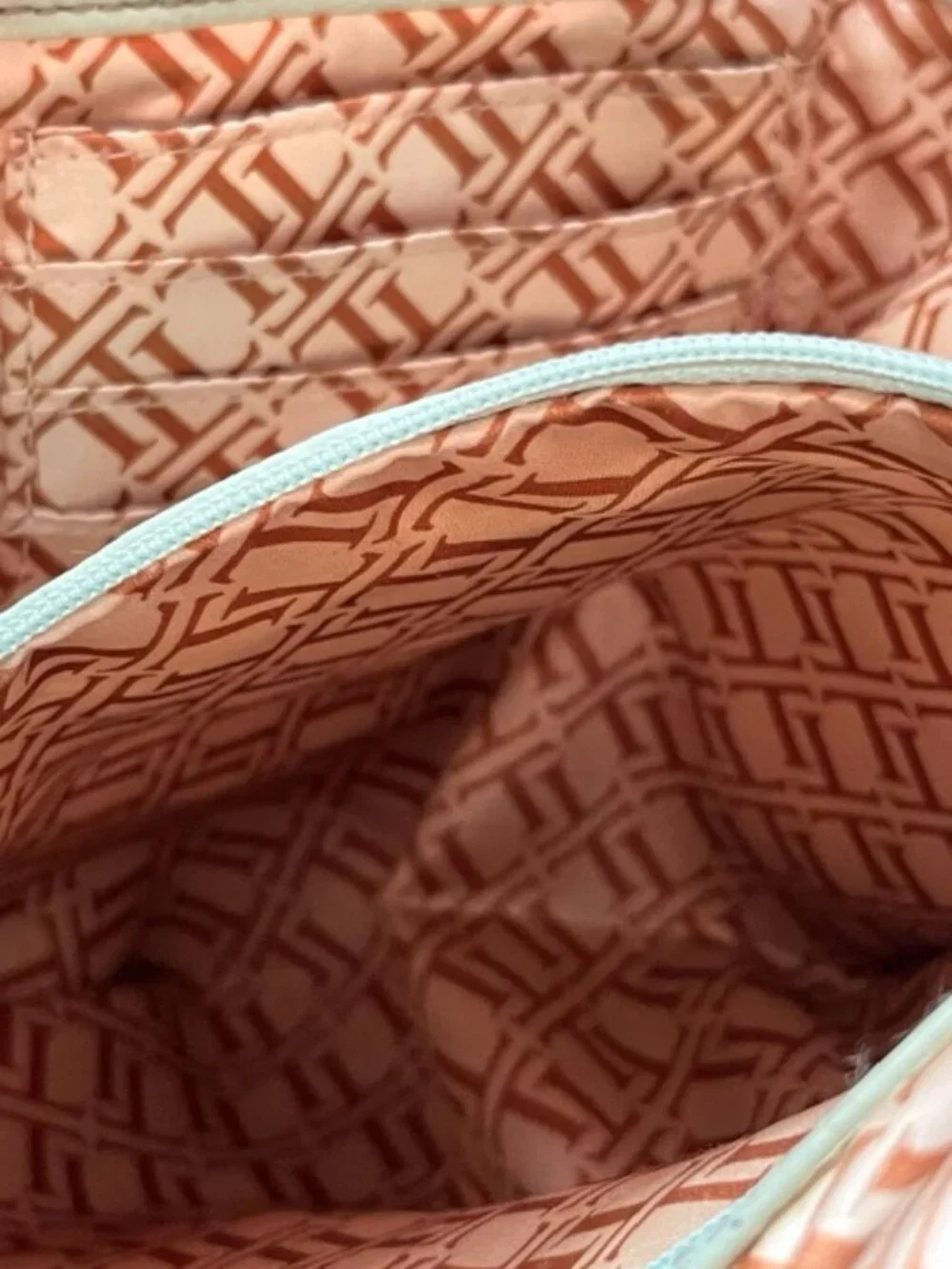 TIGNANELLO | Mint Green Pebbled Leather Handbag Purse Hobostyle